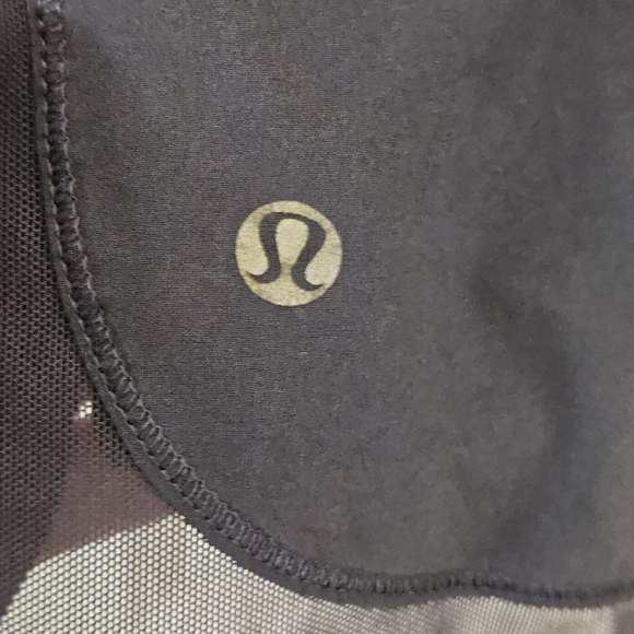 Lululemon Hotty Hot Skirt Cadet Blue Steep Stripe Swift Women's Size 4 Skort - Picture 5 of 10